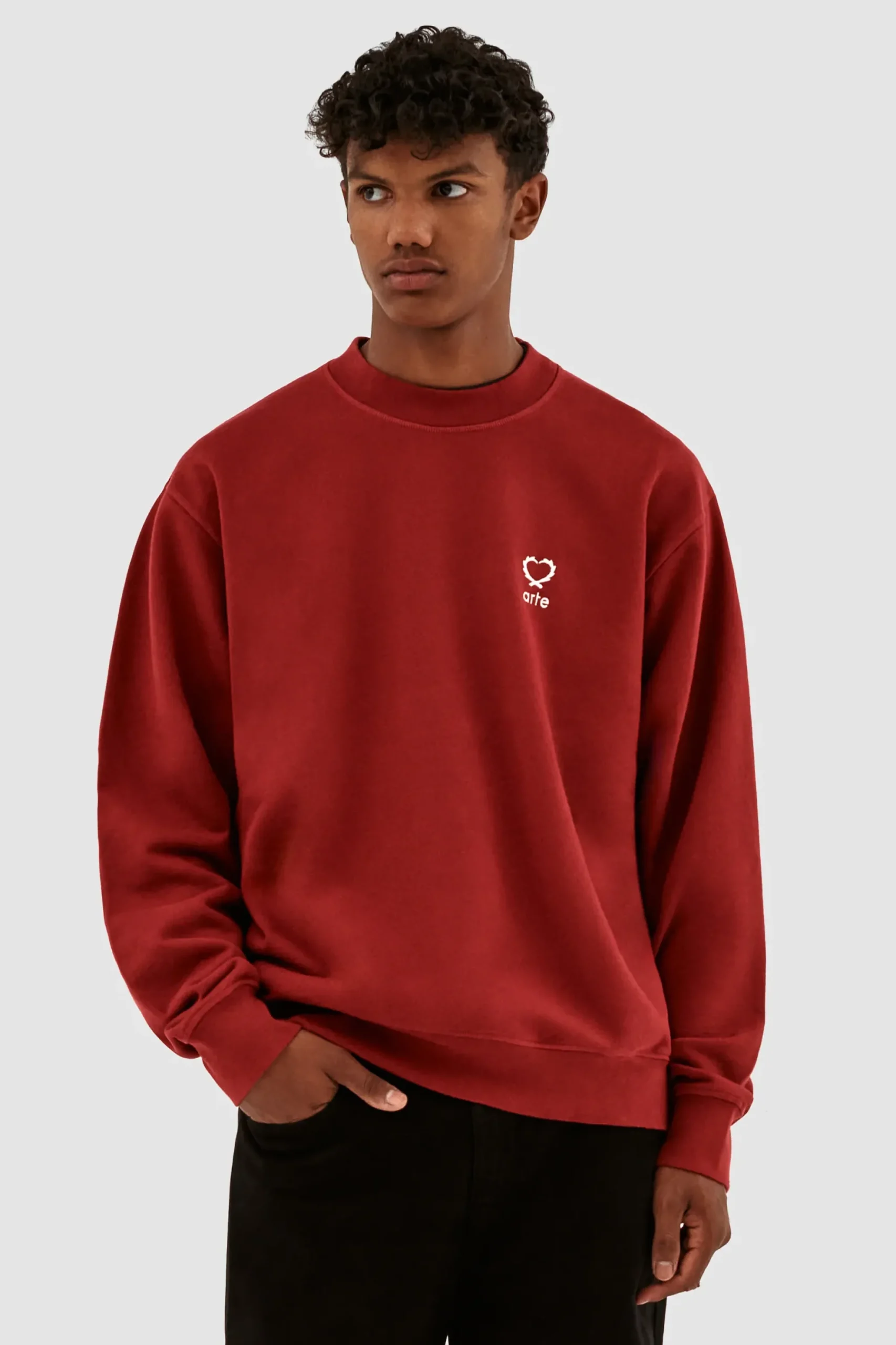 Carlos Small Heart Crewneck